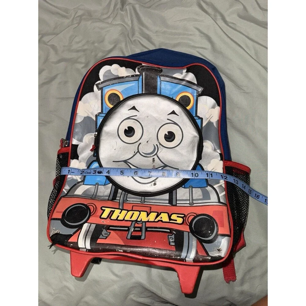 Thomas & Friends Thomas the Tank Engine Rolling Backpack Wheels Pockets Small